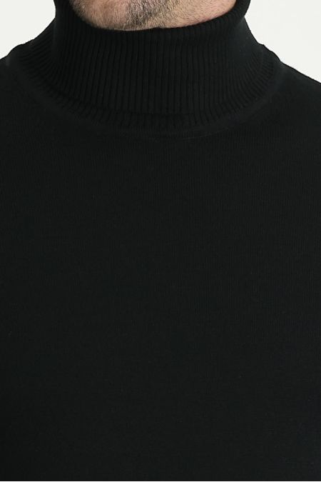 Rollkragen Regular-Fit Strickpullover