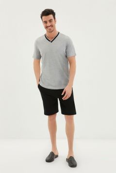 Short Sleeve V-Neck Pyjamas 