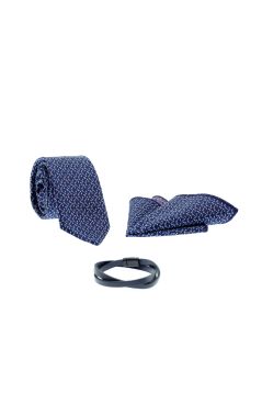 3-Piece Tie, Pocket Square & Bracelet Set