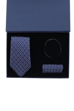 3-Piece Tie, Pocket Square & Bracelet Set