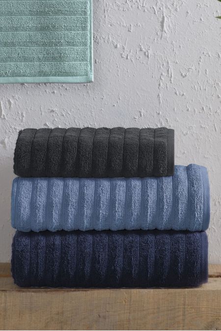 Ocean Wave Jacquard Bath Towel