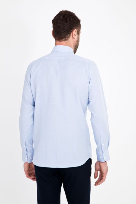 Long Sleeve Slim Fit Patterned Shirt