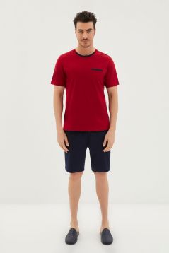 Short Sleeve Crew Neck Pyjamas with Shorts