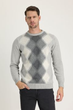 Regular Fit Crew Neck Wool Knitwear