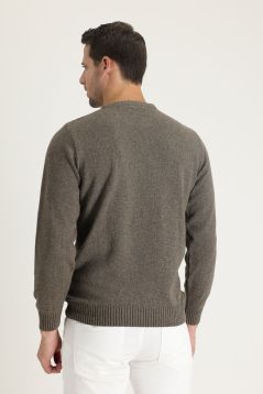 Regular Fit Crew Neck Wool Knitwear