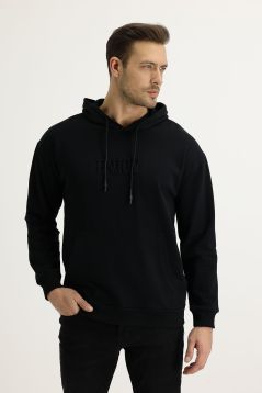 Hooded Printed Cotton Sweatshirt