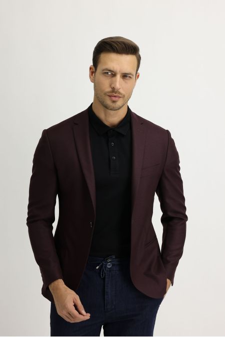 Maroon deals casual blazer