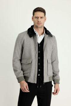 Regular Fit Wool Coat