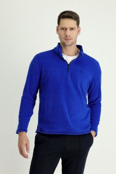 Zipper Fleece Sweatshirt