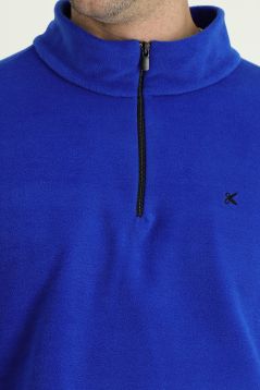 Zipper Fleece Sweatshirt