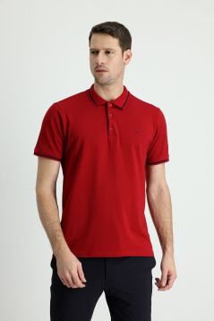 Polo Collar Slim Fit Embroidered Supreme Cotton T-Shirt