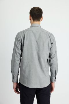 Long sleeve solid color classic shirt