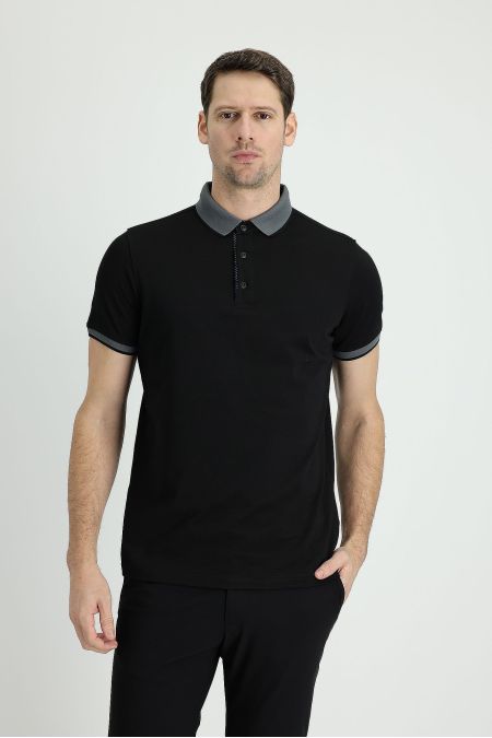 Polo Neck Regular Fit T-Shirt