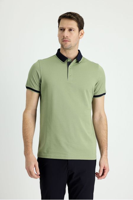 Polo Neck Regular Fit T-Shirt