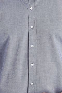 Long Sleeve Slim Fit Button-Down Collar Oxford Shirt