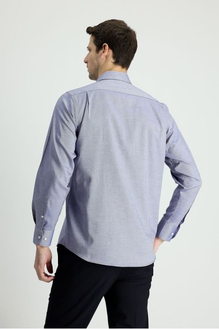 Long sleeve solid color classic shirt