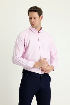 Long sleeve solid color classic shirt