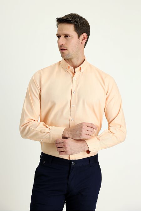 Long sleeve solid color classic shirt