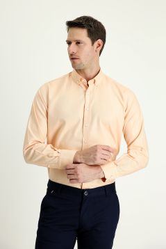 Long sleeve solid color classic shirt