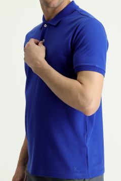 Polokragen Slim Fit Bestickt T-shirt