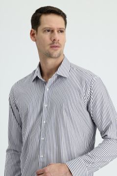 Long Sleeve Striped Slim Fit Shirt