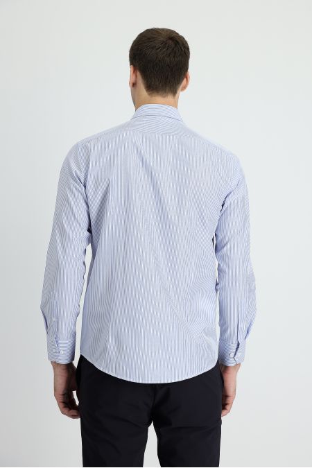 Hemd, gestreift, Slim Fit