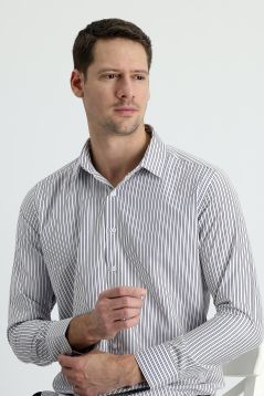 Long Sleeve Striped Shirt