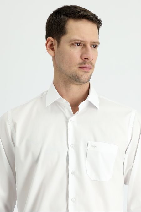 Long sleeve solid color classic shirt