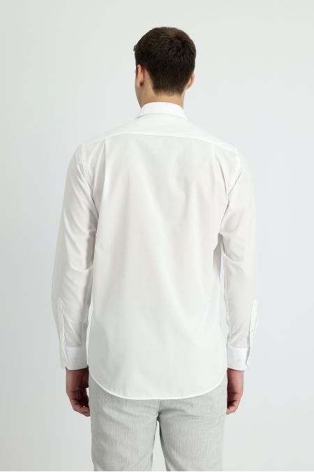 Long sleeve solid color classic shirt