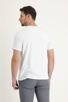 T-Shirt mit Rundhalsausschnitt, bedruckt, Regular Fit