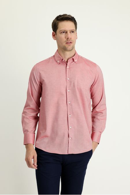 Long sleeve solid color classic shirt