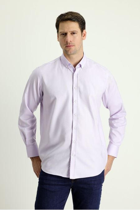 Long sleeve solid color classic shirt