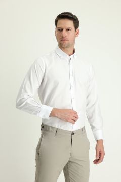 Long sleeve solid color classic shirt