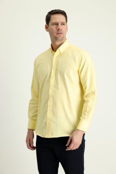 Long sleeve solid color classic shirt