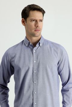 Long sleeve solid color classic shirt