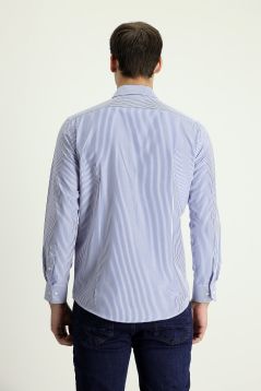 Hemd, gestreift, Slim Fit