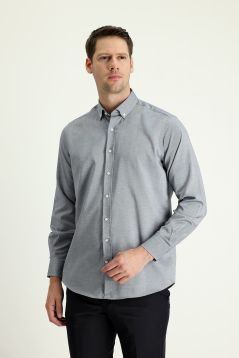 Long sleeve solid color classic shirt