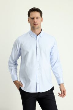 Long sleeve solid color classic shirt