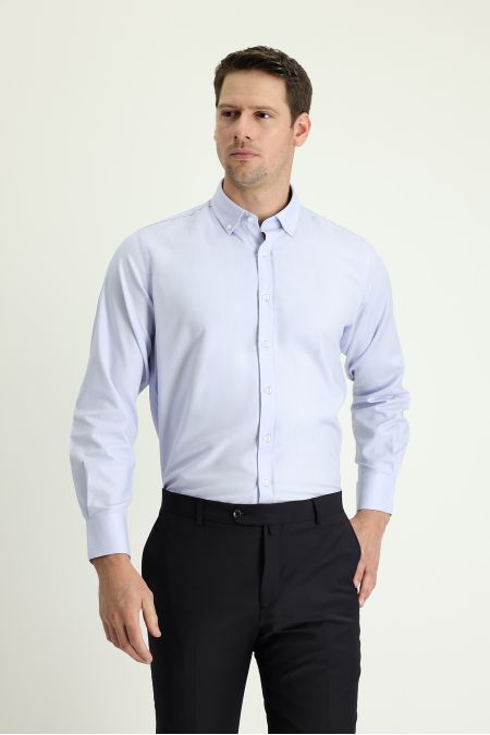 Long sleeve solid color classic shirt