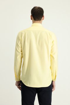 Long sleeve solid color classic shirt