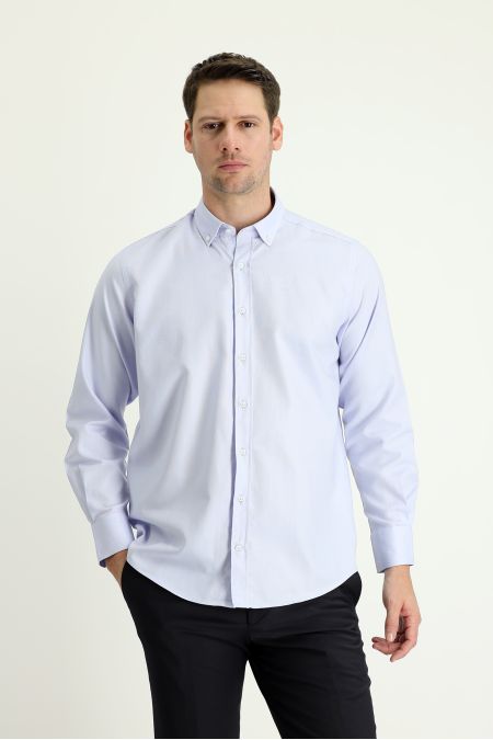 Long sleeve solid color classic shirt