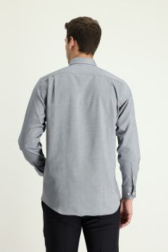 Long sleeve solid color classic shirt