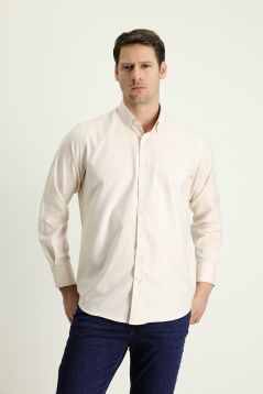 Long sleeve solid color classic shirt