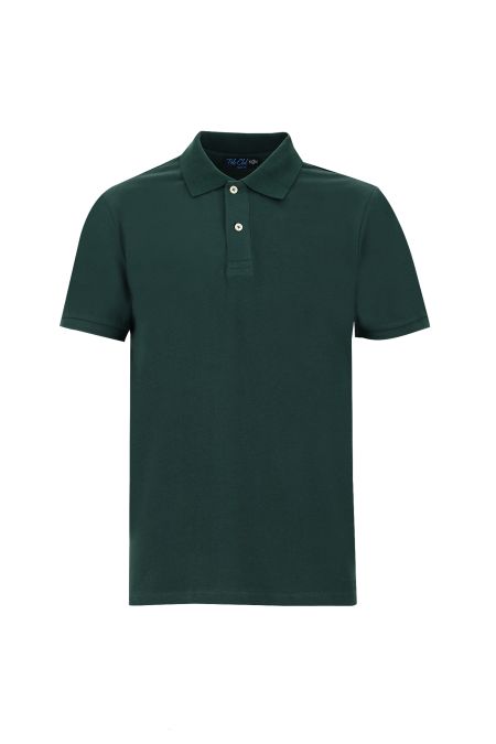 Polokragen Slim Fit Bestickt T-shirt