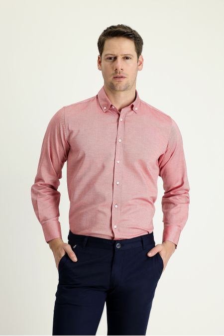 Long sleeve solid color classic shirt