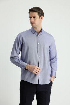 Long sleeve solid color classic shirt