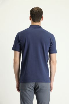 Polokragen Slim Fit Bestickt T-shirt