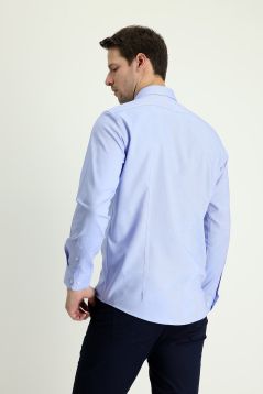 Long Sleeve Slim Fit Button-Down Collar Oxford Shirt