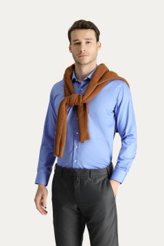 Langarmhemd, Bügelfreie, Slim Fit