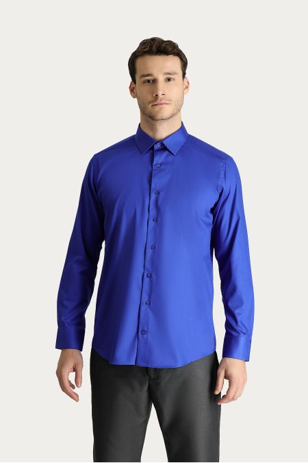 Long Sleeve Non Iron Slim Fit Shirt